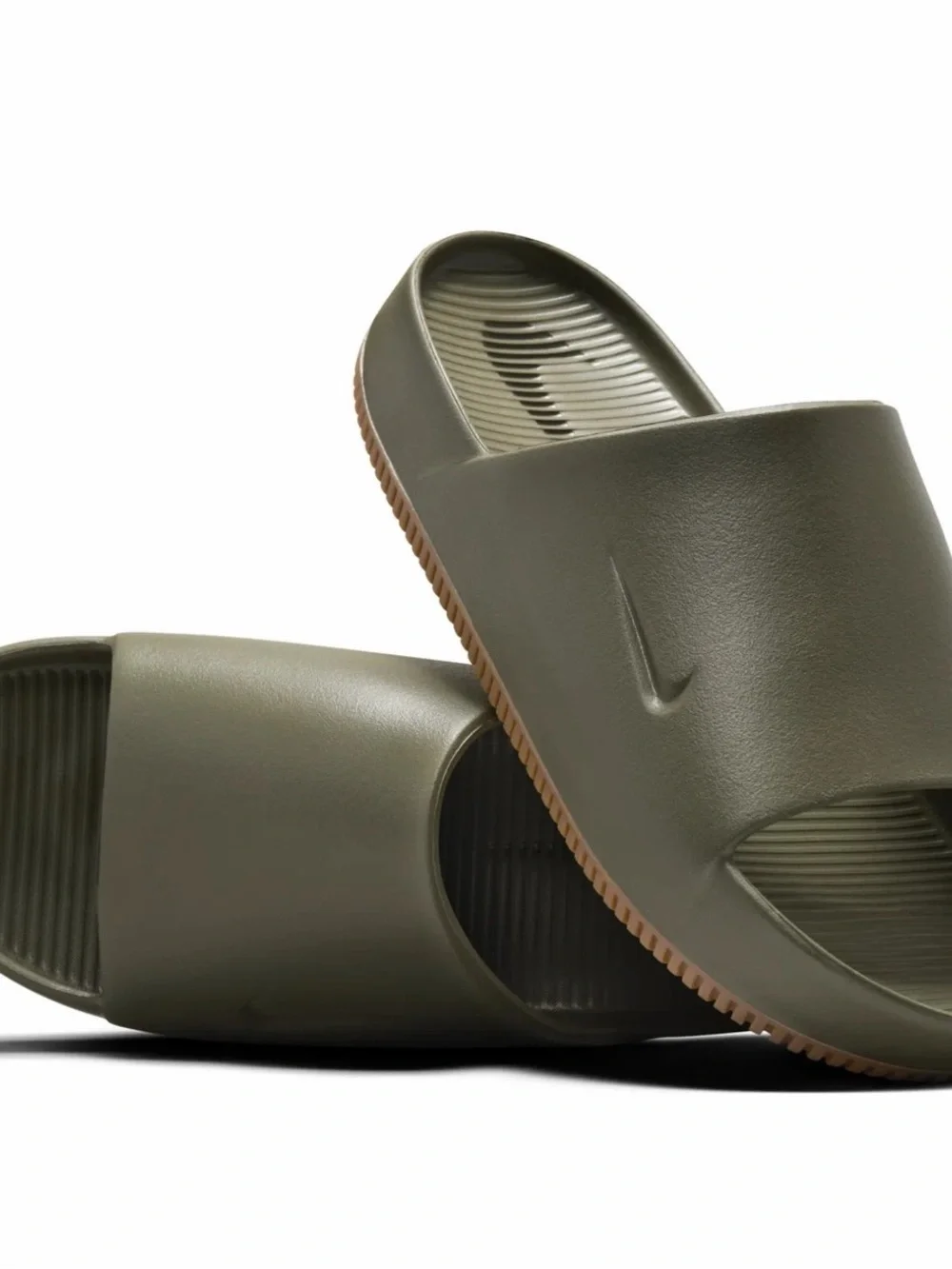 Nike Men's Calm Olive Green Slide Sandal Men 8/Womens 9